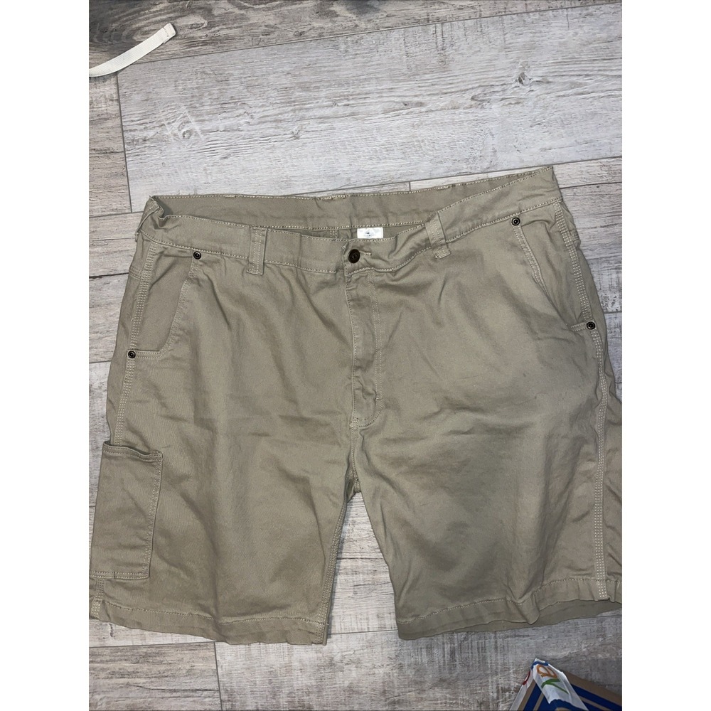 Key Imperial Khaki Utility Workwear Tan Stretch 42 Shorts